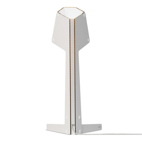 & BROS - Lampada per scrivania-& BROS-COMPLEATED - Lampe à poser Carton Blanc H46cm | La